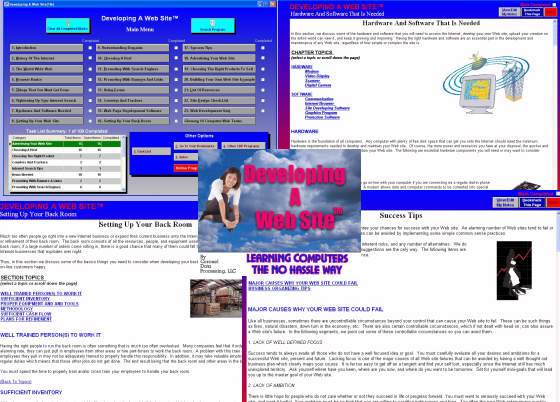 Screenshot for CoronelDP's Developing A Web Site 2011.12